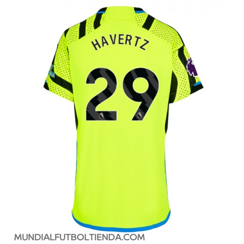Camiseta Arsenal Kai Havertz #29 Segunda Equipación Replica 2023-24 para mujer mangas cortas